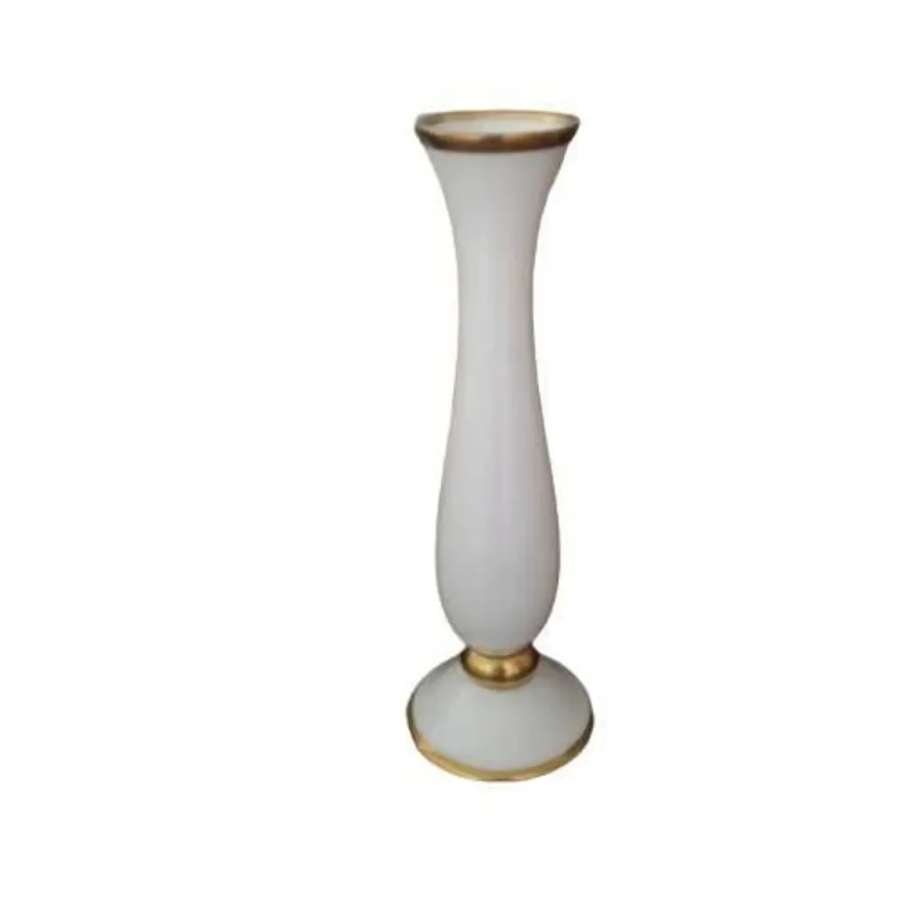 Lindner Kueps Bavaria Germany Vase, Cream Bone China Vase, Single Flower Vase